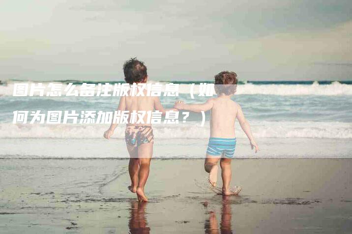 图片怎么备注版权信息（如何为图片添加版权信息？）