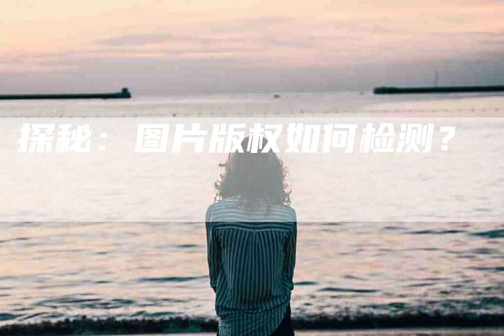 探秘：图片版权如何检测？