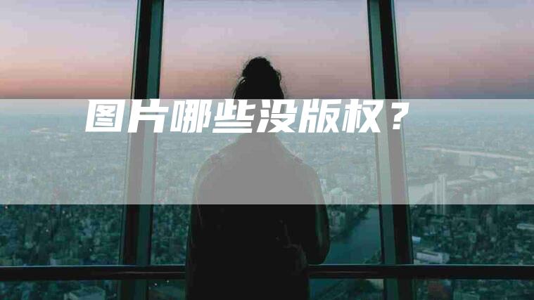 图片哪些没版权？