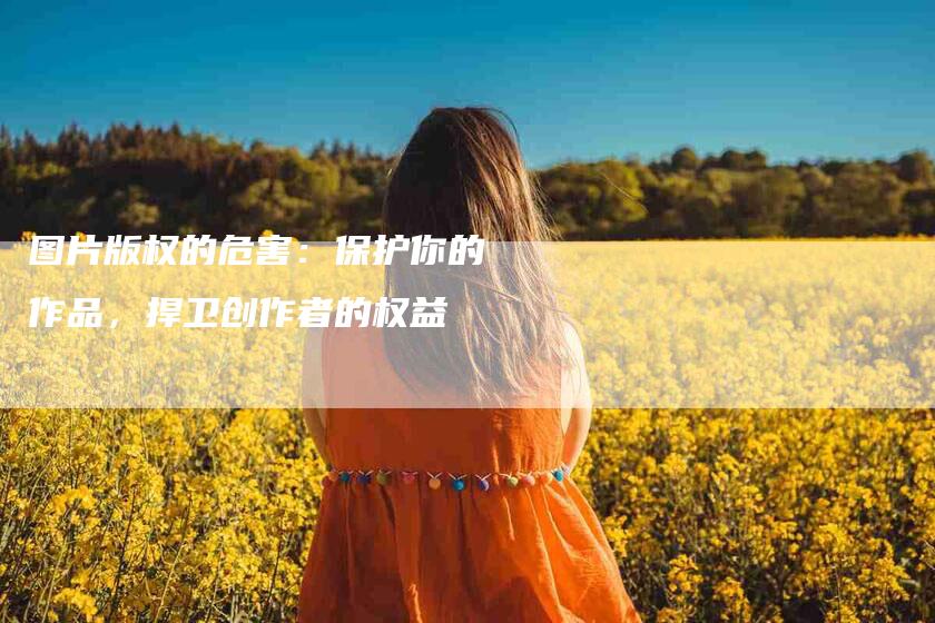 图片版权的危害：保护你的作品，捍卫创作者的权益