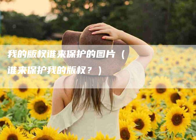 我的版权谁来保护的图片（谁来保护我的版权？）