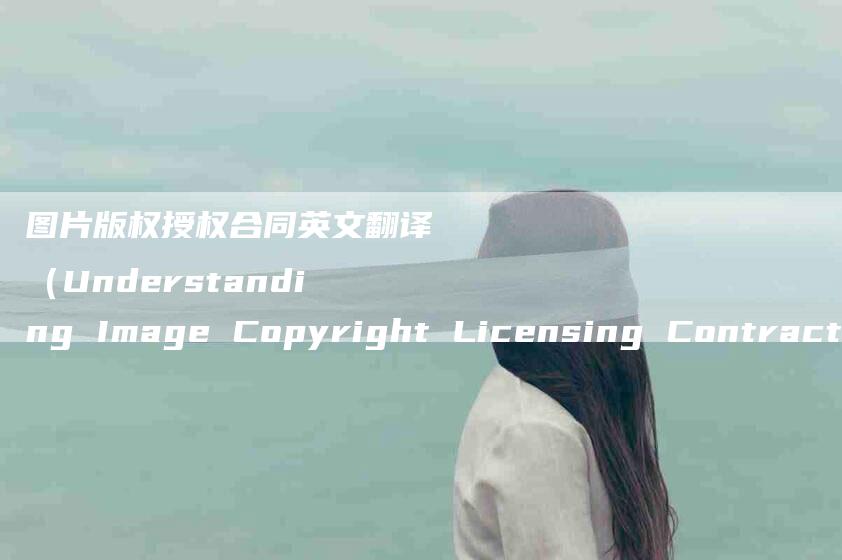 图片版权授权合同英文翻译（Understanding Image Copyright Licensing Contracts）