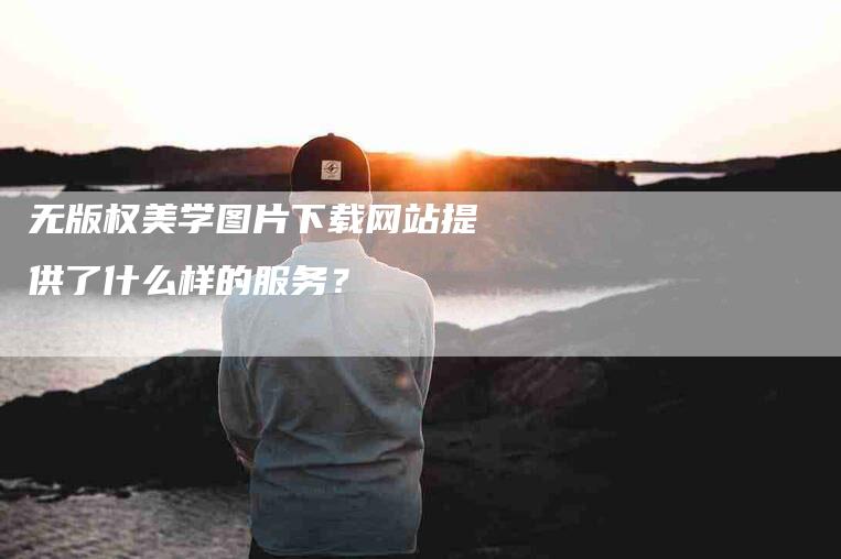 无版权美学图片下载网站提供了什么样的服务？