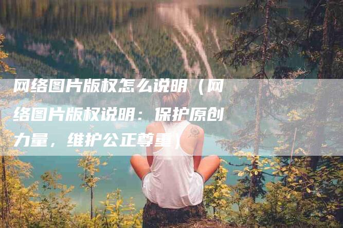 网络图片版权怎么说明（网络图片版权说明：保护原创力量，维护公正尊重）