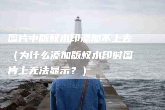 图片中版权水印添加不上去（为什么添加版权水印时图片上无法显示？）