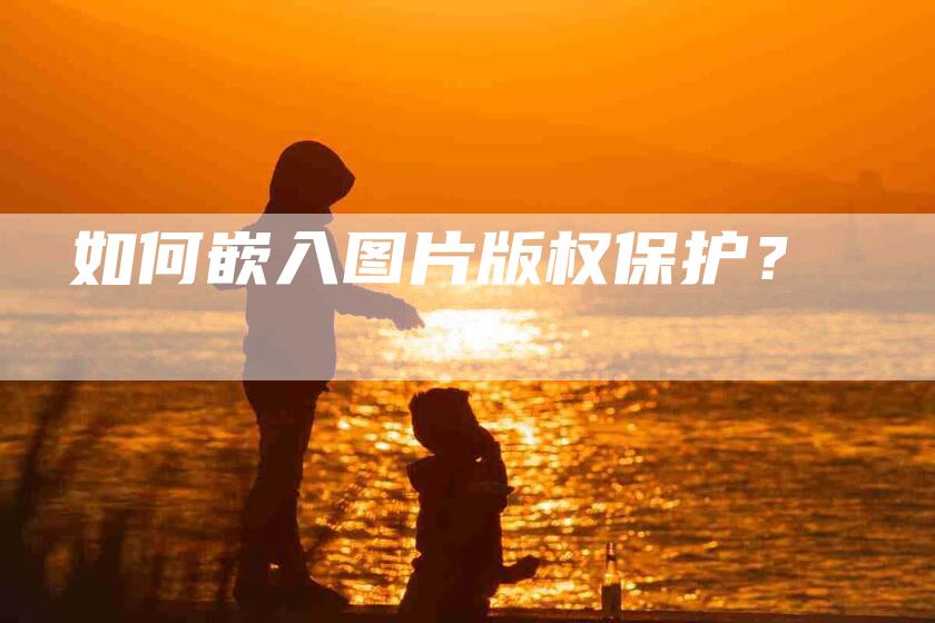 如何嵌入图片版权保护？