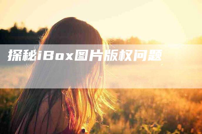 探秘iBox图片版权问题