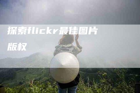 探索flickr最佳图片版权