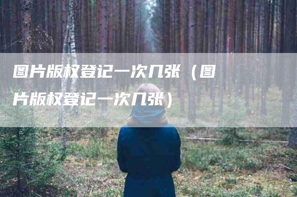 图片版权登记一次几张（图片版权登记一次几张）