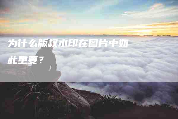 为什么版权水印在图片中如此重要？