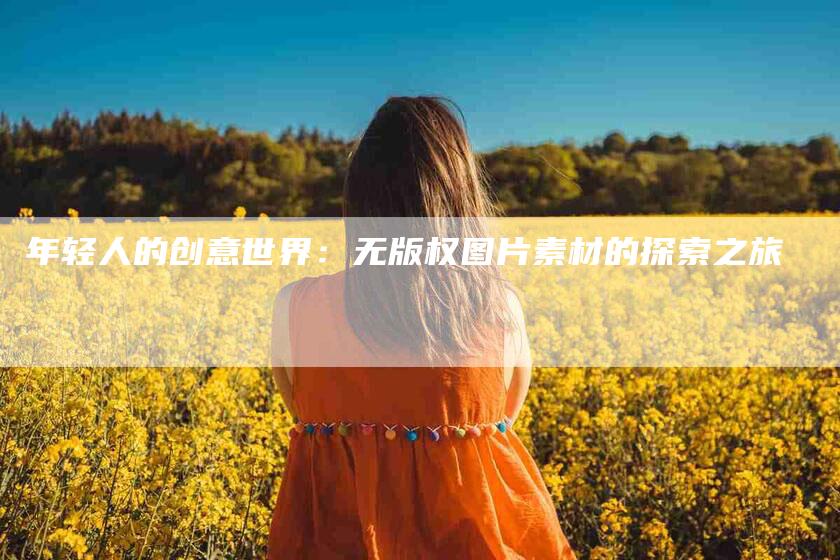 年轻人的创意世界：无版权图片素材的探索之旅