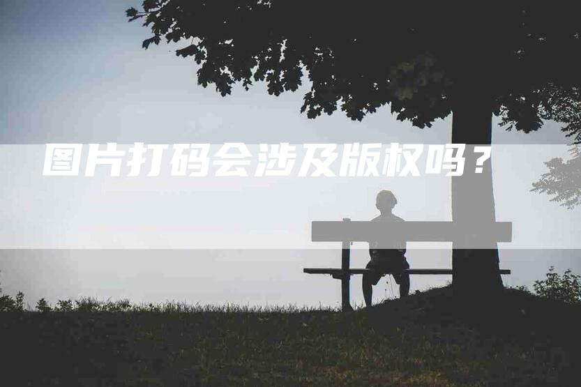 图片打码会涉及版权吗？