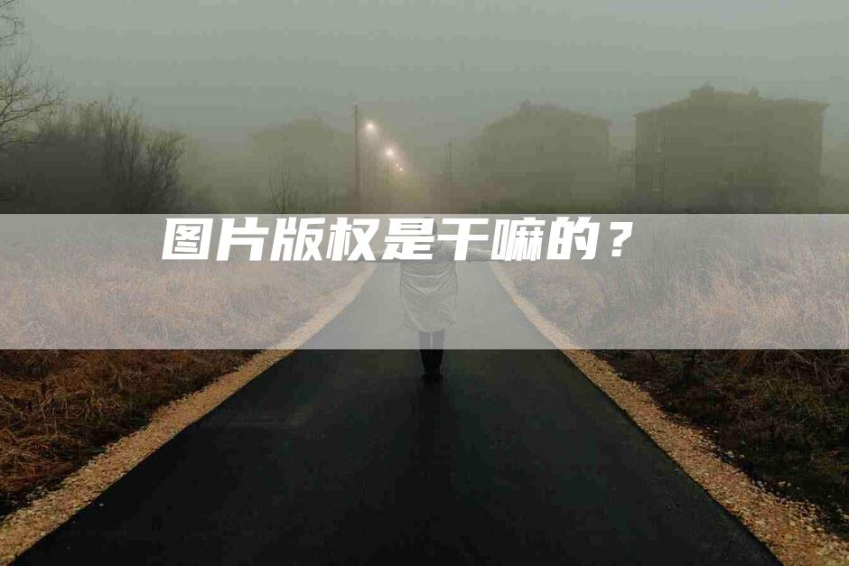 图片版权是干嘛的？