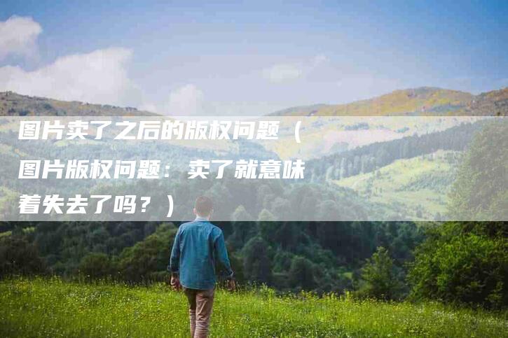 图片卖了之后的版权问题（图片版权问题：卖了就意味着失去了吗？）